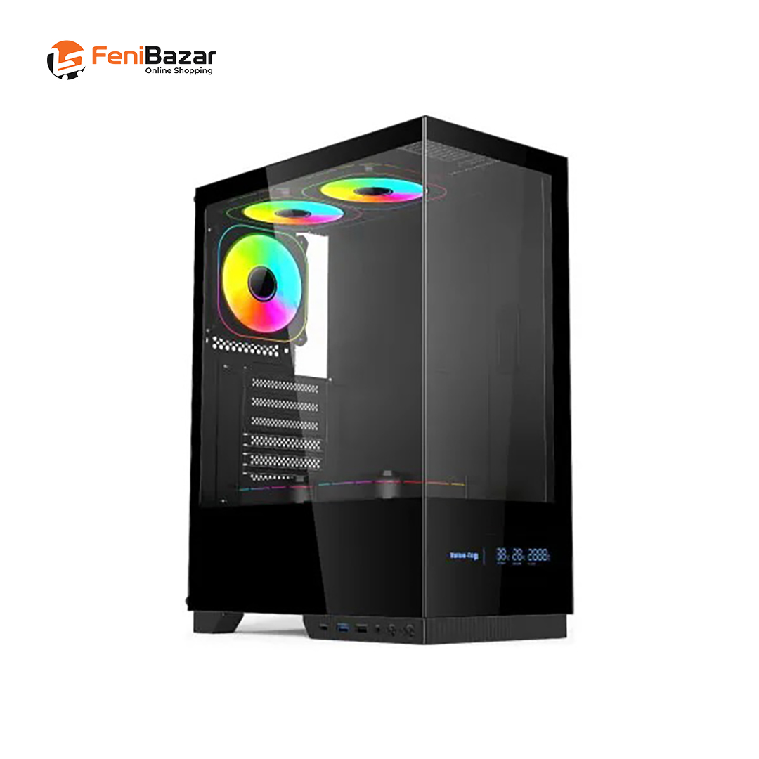 Value-Top AUNIX 80F3D ATX Gaming Case with Temperature display