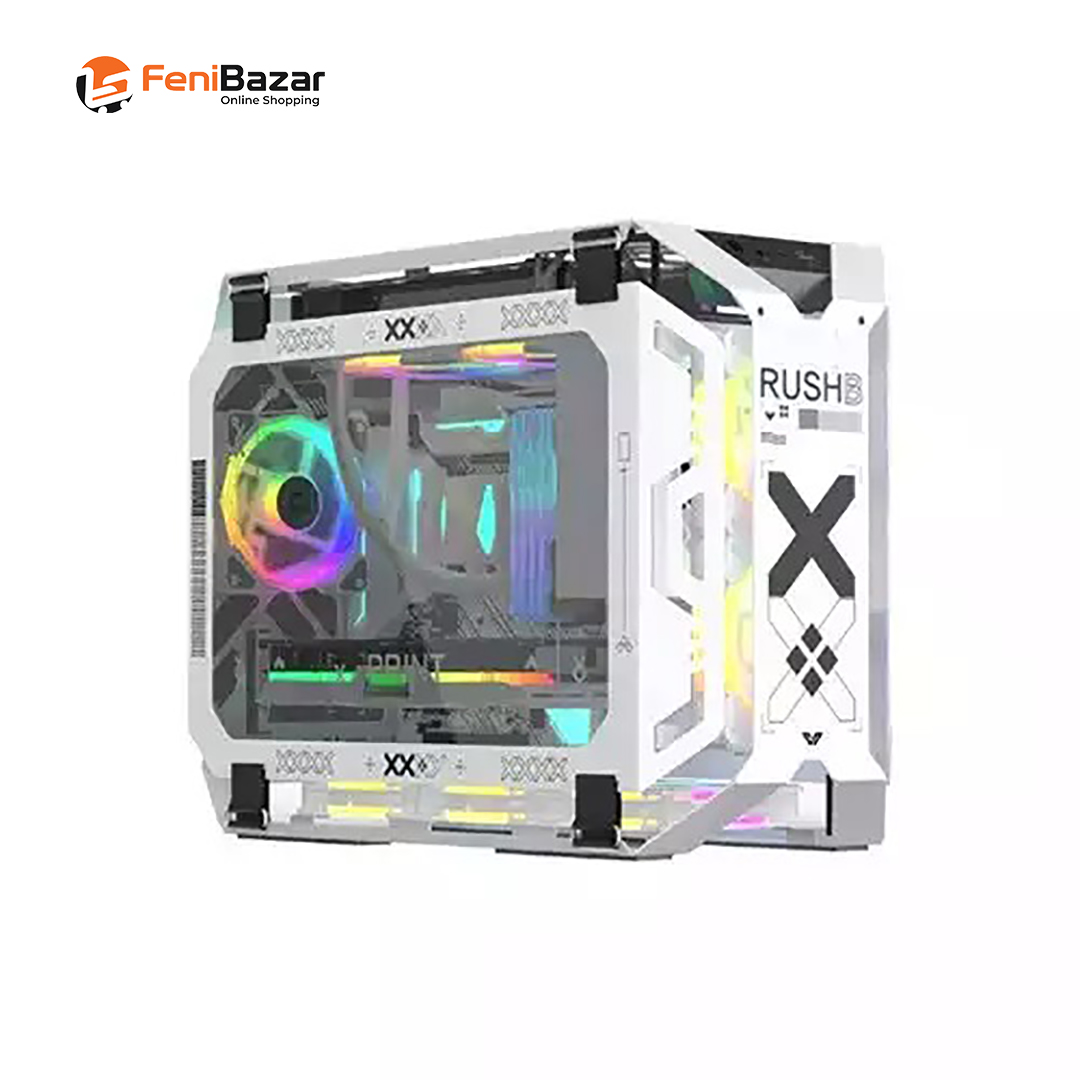 Value-Top X-Era Mloong Series Print Stream Open-Frame Gaming Case (White)