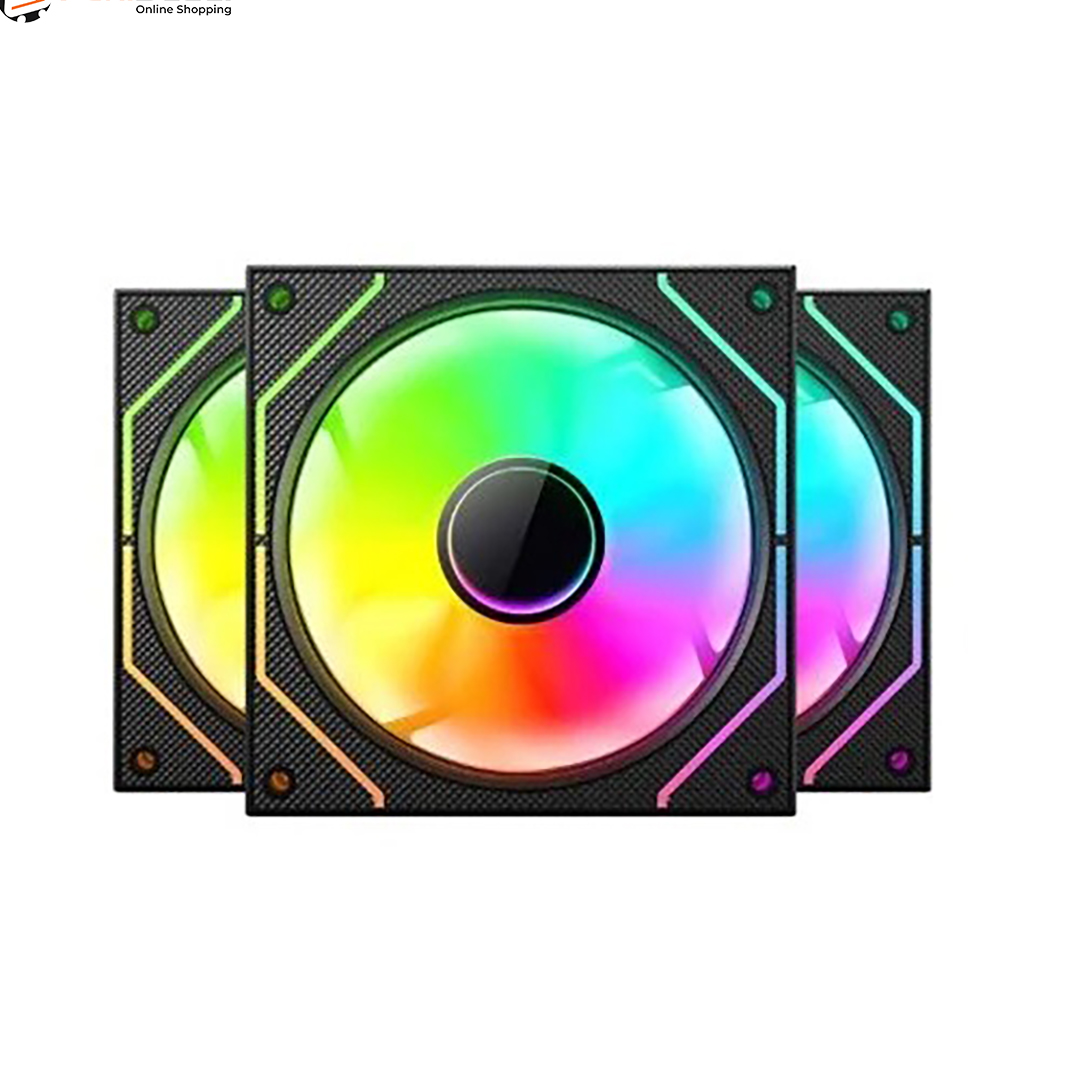 Value-Top CR10-1236ARGB 12CM Infinite Mirror ARGB Fan Kit (Black Color)