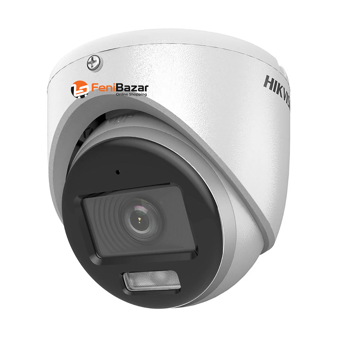 Hikvision DS-2CE70KF0T-LMFS 5.0MP 3K ColorVu Audio Fixed Turret CC Camera