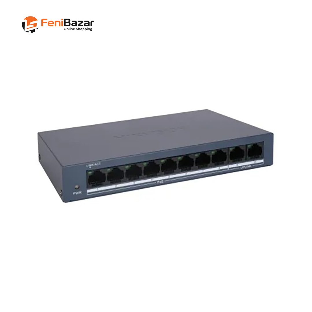 Hikvision DS-3E0110MP-E/M 8 Port Fast Ethernet Unmanaged PoE Switch