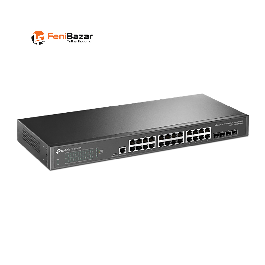 TL-SG3428X JetStream 24-Port Gigabit L2+ Managed Switch with 4 10GE SFP+ Slots