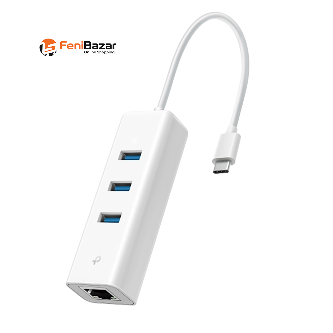 UE330C USB Type-C 3-Port Hub & Gigabit Ethernet Adapter